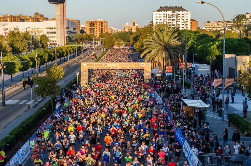  Calles cortadas en Valencia por el Medio Maratón este fin de semana