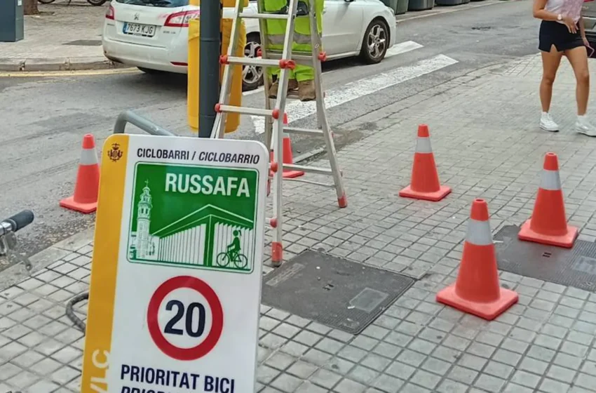  Ruzafa se convierte en el primer ciclobarrio de Valencia